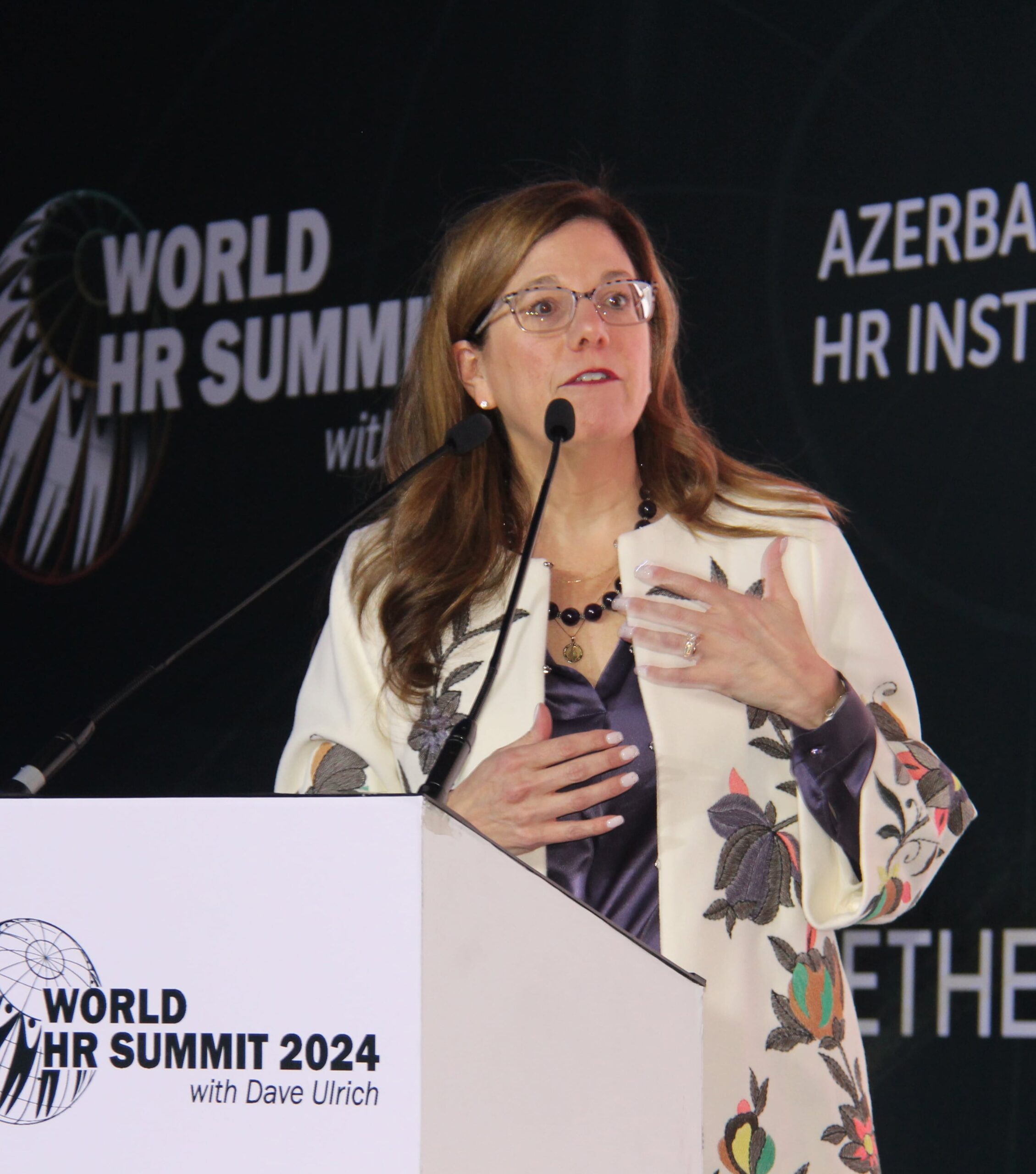 Amy Speaking at 2024 World HR Summit